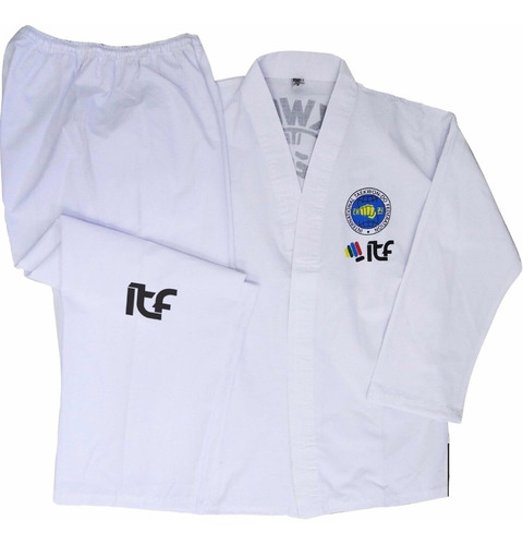 Imagen 1 de 7 de Traje Taekwondo Itf Wtf Dobok Kimono Artes Marciales T4