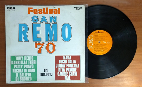 Festival San Remo 70 Disco Lp Vinilo