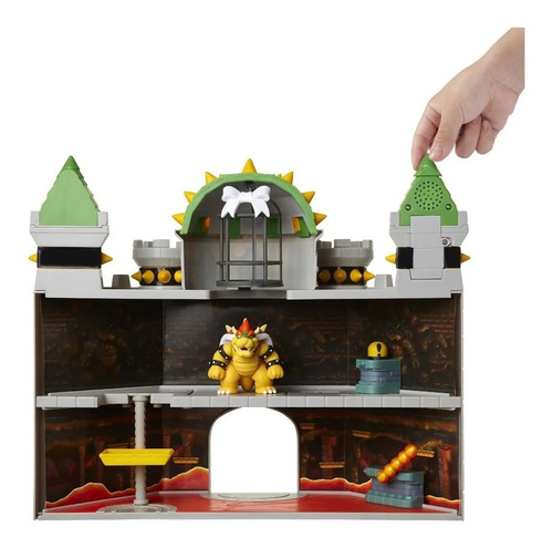 Imagen 3 de 3 de Super Mario Bros - Castillo Bowser Playset