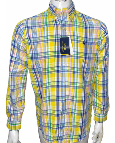 Camisa Ralph Lauren Talla S Classic Fit Performance Amarillo