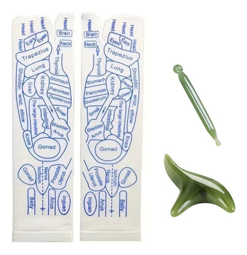 Set De Calcetines Acupressure Reology Con Herramienta De Mas