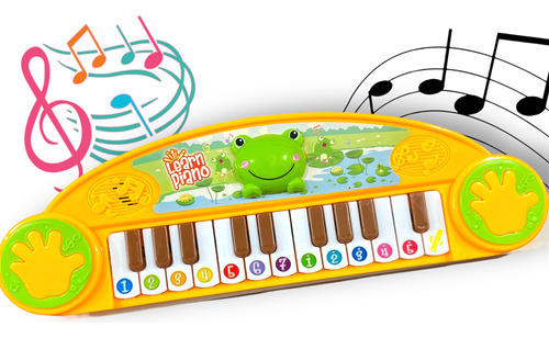 Piano Infantil Musical Con Notas Musicales Juguete Organo
