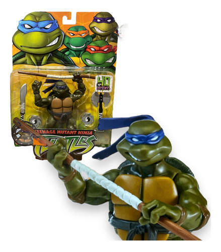 Tortugas Ninja Nuevas 81030 Figura Articuladas 10cm - Leonardo