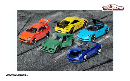 1/64 MAJORETTE CONJUNTO PORSCHE EXPERIENCE CENTER 5 VEICULOS - Miniaturas  colecionáveis para a sua loja