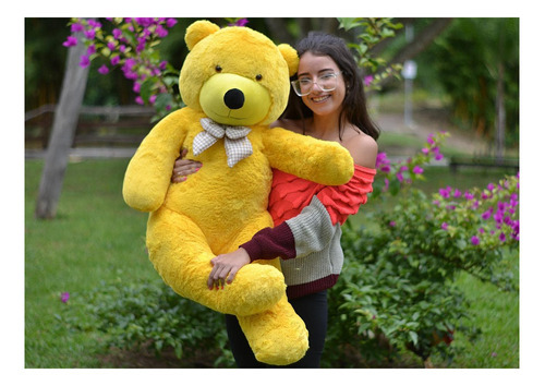 Oso de peluche amarillo de 100 cm de regalo