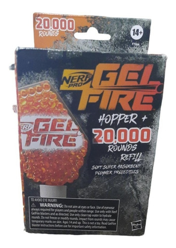 Repuesto De 20.000 Balas Gel Fire Para Nerf Hasbro