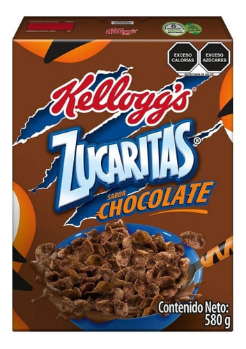 2 Pzas Cereal Kellogg's Zucaritas Sabor Chocolate 580 G