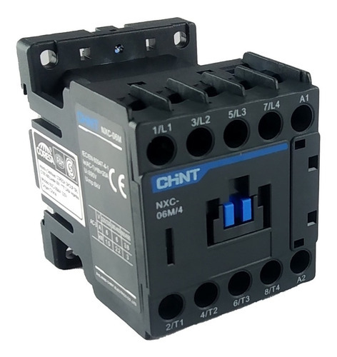 Contactor 6a Minicontactor Monofasico Nxc-06m-2nc+2na Chint