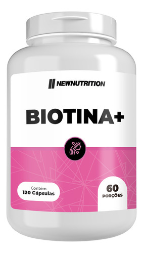 Biotina Plus A Manutenção Do Cabelo E Pele - Newnutrition Sabor Sem sabor