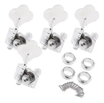 Comprar 4 Piezastuning Cadena Clavijas Clavijero Para Bajo Eléctrico