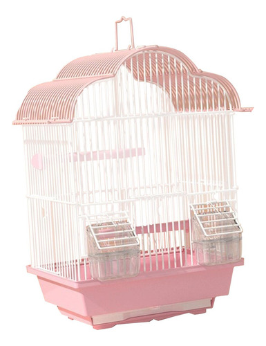 Jaula Para Pájaros Y Loros, Soporte Con Taza Para Comida, M