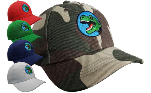 Gorra Dinosaurio T Rex Niño Colores Infantil Visera Solar 