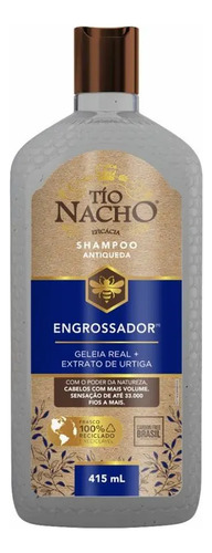 Shampoo Tío Nacho Antiqueda 415ml - Engrossador Mel