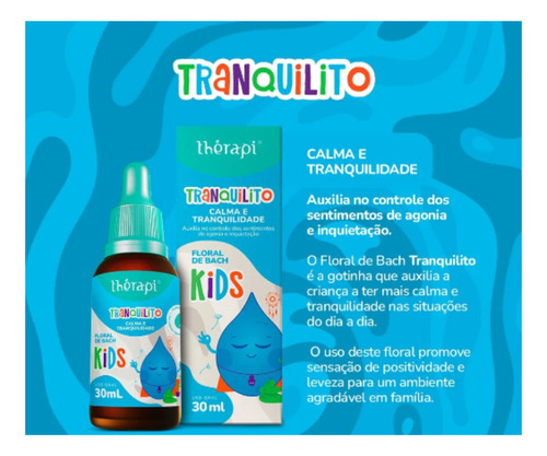 Floral Tranquilito Thérapi Kids Calma Tranquiliza - Kit 2 Un