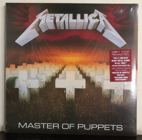 Vinilo De Metallica - Master Of Puppets (envío Gratis)