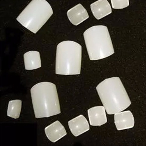 48 Uñas Postizas Para Pies Lisas Color Natural Liso