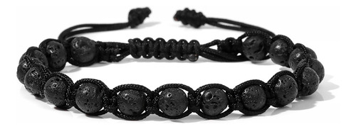 Bonita Pulsera Tejido Artesanal Piedra Natural Unisex B759