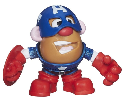 Cara De Papa Mr Potato Head Captain America Original Hasbro