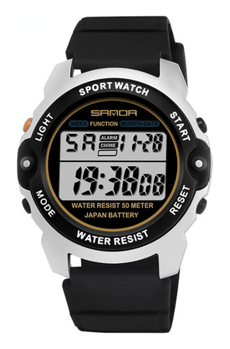Reloj Digital Led Sanda 6003 Sport Para Mujer, Casual, Imper