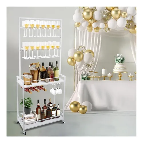 Soporte De Pared De Champagne Para Fiesta, 2 Tope De Champán