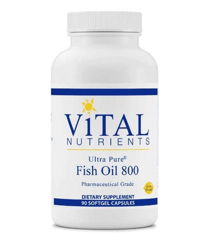 Vital Nutrients | Ultra Pure Fish Oil 800 | 90 Softgels