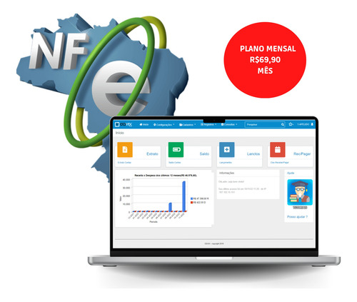 Sistema De Controle Financeiro Com Emissão De Nf-e