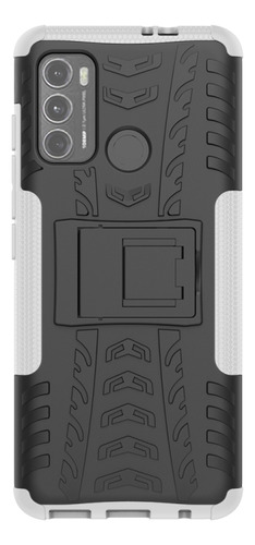 Funda Tpu+pc Con Textura De Neumático Para Motorola Moto G60