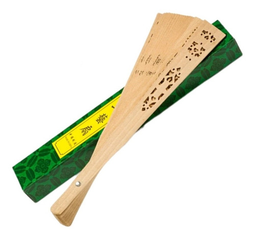 Imagen 5 de 9 de Abanico Madera Sándalo Estilo Español Casamiento Souvenir