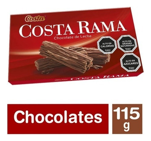 Chocolate De Leche Costa Rama Estuche X 115gr Regalos
