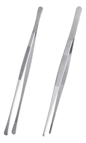 comprar Juego De 2 Pinzas De Cocina, Pinzas Finas, Pinzas De Acer...