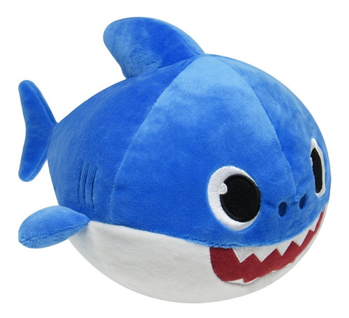 Imagem 6 de 10 de Kit Pelúcia Tubarão Baby Shark Que Me Abraça Sunny Original