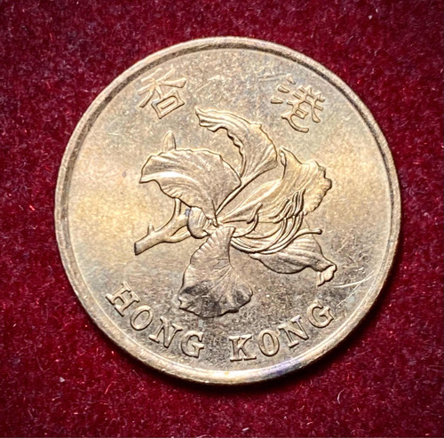 Moneda 50 Centavos Hong Kong 1998 Km 68