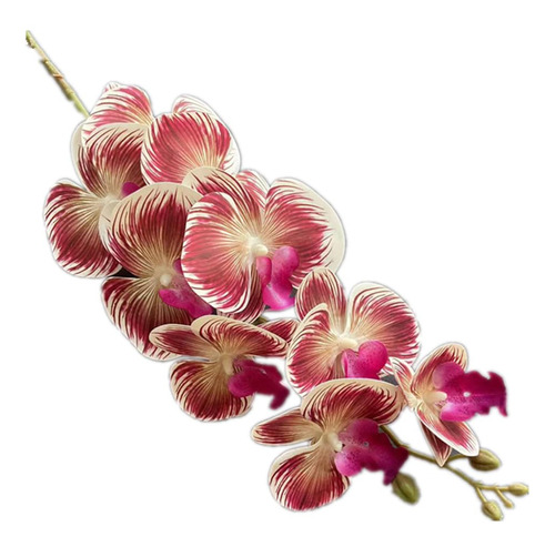 5 Tallo Orquidea Artificial 9 Flor Tacto Real Phalaenopsis