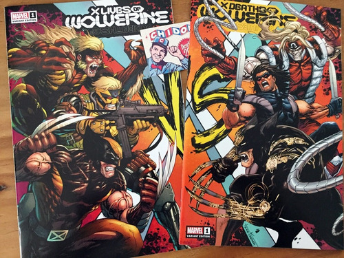 Comic Set - Xlives & X Deaths Wolverine #1 Tyler Kirkham
