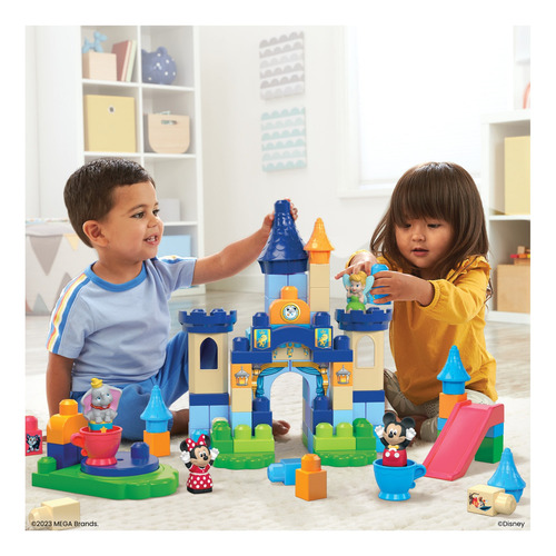 Mega Bloks Brinquedo de Construção Castelo de Celebração Disney