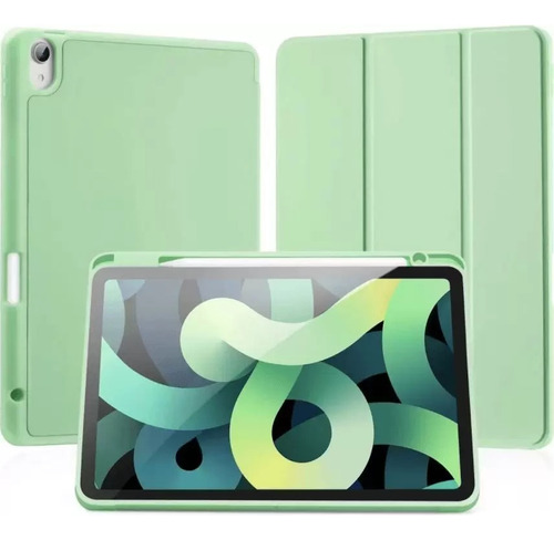 Capa Smart P/ iPad Mini 6 C/ Suporte Pencil A2567 Sleep 2021