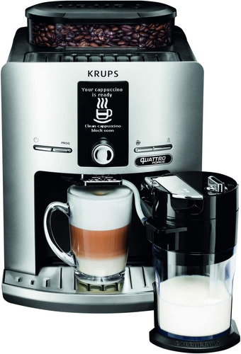 Krups Espressa Latt Espress Silver - Cafetera De Granos