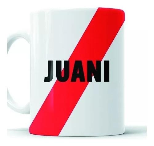 Taza River Plate Con Nombre Personalizado - Ceramica + Caja