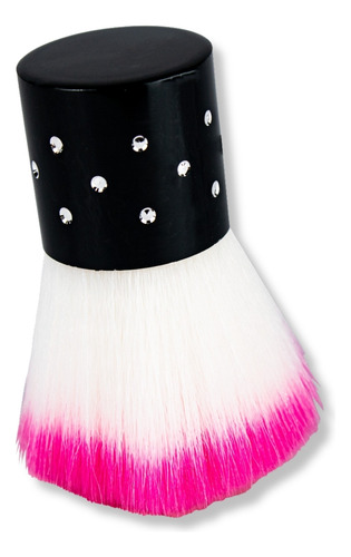 Kit 6 Mini Pincel Espanador Manicure Unha Nail Art Strass