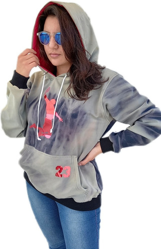 Sudadera Tie Dye Colorida Con Capucha Flight 23