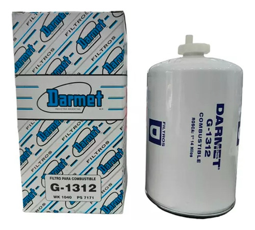 Filtro De Combustible Darmet G-1312 Eq. Wk 1146; Ps 7171