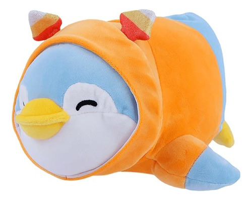 Pingüino Gris Disfraz Candy Dulce 30cm Ultrasuave Miniso