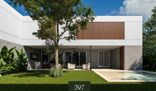 Casa En Venta En Mérida, Privada El Origen, Mod. 597, De Lujo