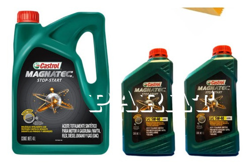 Aceite Castrol Magnatec 5w40 A3-b4 X 6 Litros