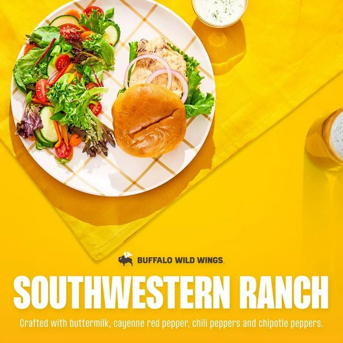 Buffalo Wild Wings, Southwestern Ranch Sauce, 12 Fl Oz (355