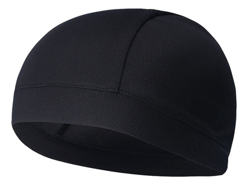 Gorra De Casco De Ciclismo Elástica Suave Negro Fs7