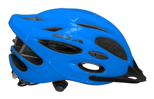 Capacete Ciclismo Gta Mtb Inmold Start Com Led - Azul 58-62