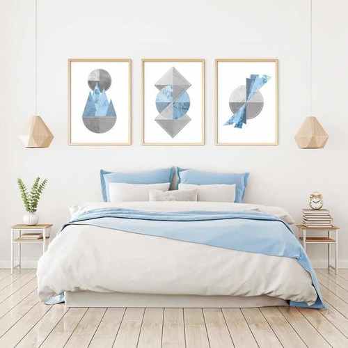 Imagen 4 de 4 de Cuadros Decorativos Geométrico