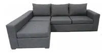Comprar Amoblamientos FCD Esquinero Sofa Gris oscuro