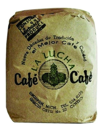 Café Molido La Lucha Uruapan, Mich. 2kg.